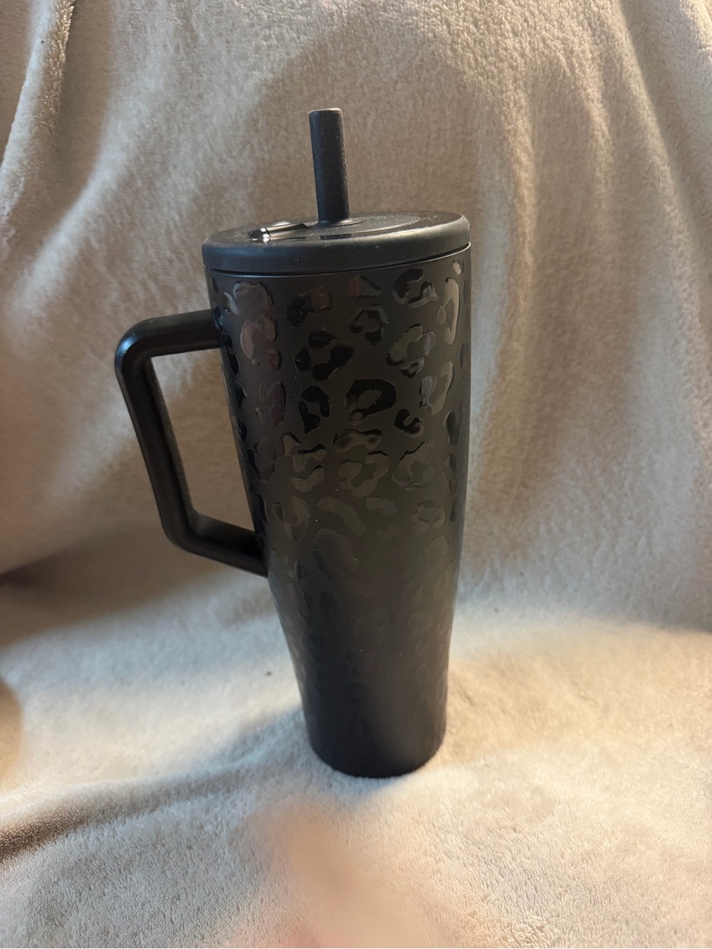 Black Leopard-Print Brumate 40oz